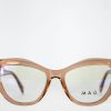 m a g classic cat eye optical frames 2166